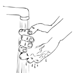 käsien peseminen